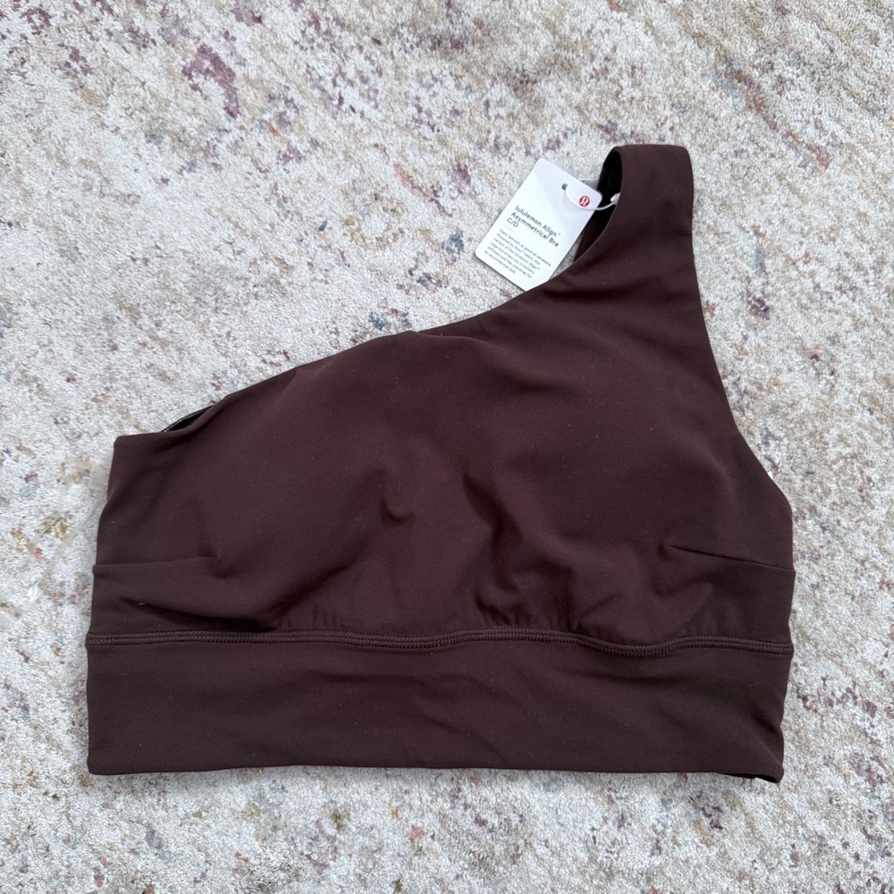 Lululemon Brown Asymmetrical Sports Bra Intimates